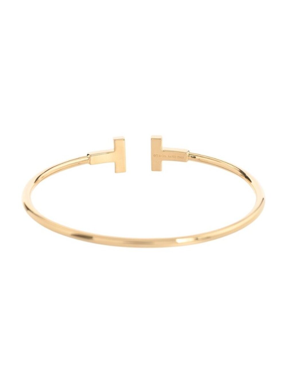 Tiffany & Co Bangle T Wire Bracelet - Picture 3 of 4